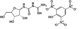 Azacitidine Related Compound C ; Azacitidine Related Compound C; 1-beta-D-Ribofuranosyl-3-guanylurea picrate   | 4336-46-3