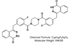 4,4'-(((piperazine-1,4-dicarbonyl)bis(4-fluoro-3,1-phenylene))bis(methylene))bis(phthalazin-1(2H)-one)