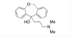 Doxepine related compound B;DoxepineEPImpurityB;11-(3-(Dimethylamino)propyl)-6,11-dihydrodibenzo[b,e]oxepin-11-ol,  | 4504-88-5