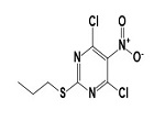 4,6-Dichloro-5-nitro-2-(propylthio)pyrimidine | 145783-14-8