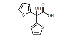 Tiotropium EP Impurity A ;2-Hydroxy-2,2-dithiophen-2-ylacetic acid ;  4746-63-8