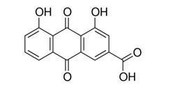 Rhein ;4,5-Dihydroxy-9,10-dioxo-9,10-dihydroanthracene-2-carboxylic acid | 478-43-3
