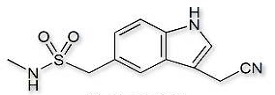Sumatriptan Cyanomethyl Impurity ; 3-(Cyanomethyl)-N-methyl-1H-indole-5-methanesulfonamide  |  88918-76-7