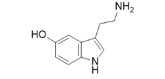 Serotonin Impurity A ; 3-(2-aminoethyl)-1H-indol-5-ol| 50-67-9