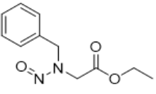 ETHYL 2-[NITROSO(PHENYLMETHYL)AMINO]ACET;ethyl N-benzyl-N-nitrosoglycinate |  50270-42-3