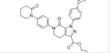 Ethyl ester ; Ethyl 1-(4-methoxyphenyl)-7-oxo-6-(4-(2-oxopiperidin-1-yl)phenyl)-4,5,6,7-tetrahydro-1H-pyrazolo[3,4-c]pyridine-3-carboxylate | 503614-91-3