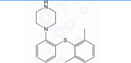 1-[2-[(2,6-Dimethylphenyl)thio]phenyl]piperazine ;Vortioxetine Impurity 5 ;1-[2-[(2,6-Dimethylphenyl)thio]phenyl]-piperazine  |508233-76-9