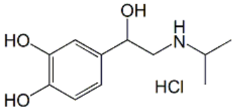 Isoprenaline HCl (1RS)-1-(3,4-Dihydroxyphenyl)-2-[(1-methylethyl)amino]-ethanol hydrochloride|51-30-9