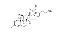 Budesonide ;16α,17-[(1RS)-Butylidenebis(oxy)]-11β,21-dihydroxypregna-1,4-diene-3,20-dione  |  51333-22-3