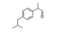 2-(4-Isobutylphenyl)propanal; 2-(4-isobutylphenyl)propionaldehyde  |  51407-46-6