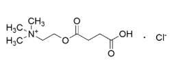 Succinyl Monocholine Chloride ;Succinyl Monocholine Chloride; [2-[(3-Carboxypropanoyl)oxy]ethyl]trimethylazanium Chloride  |5297-17-6