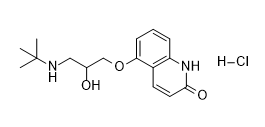 5-(3-(tert-Butylamino)-2-hydroxypropoxy)quinolin-2(1H)-one hydrochloride Carteolol Impurity/ 53371-79-2