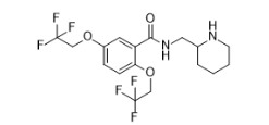 Flecainide;N-(Piperidin-2-ylmethyl)-2,5-bis-(2,2,2-trifluoroethoxy)benzamide,| 54143-55-4,