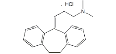 Amitriptyline Hydrochloride ; 3-(10,11-Dihydro-5H-dibenzo[a,d][7]annulen-5-ylidene)-N,N-dimethylpropan-1-amine hydrochloride  |   549-18-8