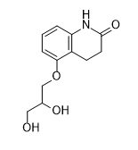 Carteolol Hydrochloride EP Impurity G; 5-[(2RS)-2,3-Dihydroxypropoxy]-3,4-dihydroquinolin-2(1H)-one/ 54945-72-1