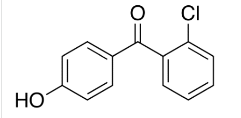 (2-chlorophenyl)(4-hydroxyphenyl)methanone  ;2-Chlorophenyl-4-hydroxyphenyl-methanone; 2-Chloro-4'-hydroxybenzophenone  |270-71-8