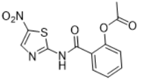 Nitazoxanide Inhouse standard ; 2-((5-Nitrothiazol-2-yl)carbamoyl)phenyl acetate | 55981-09-04