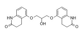 Carteolol Hydrochloride EP Impurity E; 5,5′-[(2-hydroxypropan-1,3-diyl)bis(oxy)]bis(3,4-dihydroquinolin-2(1H)-one)/ 56660-90-3