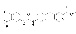 Sorafenib Carboxylic Acid Methyl Ester ;4-[4-[[[[4-Chloro-3-(trifluoromethyl)phenyl]amino]carbonyl]amino]phenoxy]-2-pyridinecarboxylic-acid methyl ester ;573673-43-5