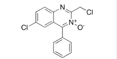 Chlordiazepoxide impurity B ;2-(Chloromethyl)-6-chloro-4-phenylquinazoline 3-Oxide; 2-Chloromethyl-4-phenyl-6-chloroquinazoline 3-Oxide; 6-Chloro-2-(chloromethyl)-4-phenylquinazoline 3-Oxide  |5958-24-7