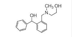Nefopam impurity A ;2-((2-(hydroxy(phenyl)methyl)benzyl)(methyl)amino)ethanol ; Nefopam HCl Impurity A;Nefodiol  |60725-36-2