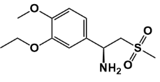 Apremilast EP Impurity H (S)-Isomer; (S)-1-(3-Ethoxy-4-methoxyphenyl)-2-(methylsulfonyl)ethanamine   | 608141-42-0