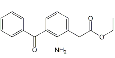 Amfenac Ethyl Ester ;Ethyl 2-(2-amino-3-benzoylphenyl)acetate  |  61941-57-9