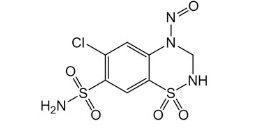 4-Nitroso Hydrochlorothiazide ;6-Chloro-4-nitroso-3,4-dihydro-2H-benzo[e][1,2,4]thiadiazine-7-sulfonamide 1,1- dioxide|63779-86-2