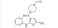 Olanzapine F-PIN Impurity ;4-(2-Methyl-10H-benzo[b]thieno[2,3-e][1,4]diazepin-4-yl)piperazine-1-carbaldehyde; 1-Piperazinecarboxaldehyde, 4-(2-methyl-10H-thieno[2,3-b][1,5]benzodiazepin-4-yl)|639460-79-0