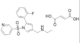 Vonoprazan N-ethyl Impurity ; VFE; N-((5-(2-fluorophenyl)-1-(pyridin-3-ylsulfonyl)-1H-pyrrol-3-yl)methyl)ethanamine fumarate | 648971-67-7