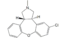 Asenapine ;(3aR,12bR)-rel-5-Chloro-2,3,3a,12b-tetrahydro-2-methyl-1H-dibenz[2,3:6,7]oxepino [4,5-c]pyrrole  |  65576-45-6