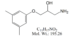 Metaxalone USP RC B; 1-Amino-3-(3,5-dimethylphenoxy)propan-2-ol   |  66766-07-2