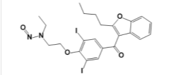 Nitrosodesethyl amiodarone;N-(2-(4-(2-Butylbenzofuran-3-carbonyl)-2,6-diiodophenoxy)ethyl)-N-ethylnitrous amide | 678982-38-2