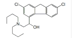 Lumefantrine stage II;2-(Dibutylamino)-1-(2,7-dichloro-9H-fluoren-4-yl)ethanol;2,7-Dichloro-alpha-[(dibutylamino)methyl]-9H-fluorene-4-methanol