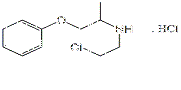 Phenoxybenzamine Impurity B ; N-(2-Chloroethyl)-1-phenoxypropan-2-amine HCl   |  854881-53-1