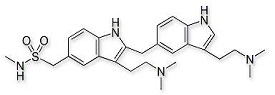 Sumatriptan EP Impurity A ; Sumatriptan BP Impurity A ;Sumatriptan USP Related Compound A ;[3-[2-(Dimethylamino)ethyl]-2-[[3-[2-(dimethylamino)ethyl]-1H-indol-5-yl] methyl]-1H-indol-5-yl]-N-methylmethanesulphonamide succinate  |  545338-89-4