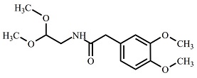 N-(2,2-dimethoxyethyl)-(3,4-dimethoxyphenyl) Acetamide; 73954-34-4