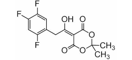 5-(1-hydroxy-2-(2,4,5-trifluorophenyl)ethylidene)-2,2-dimethyl-1,3-dioxane-4,6-dione.|764667-64-3