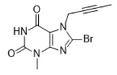 8-Bromo-7-(but-2-yn-1-yl)-3-methyl-1H-purine-2,6(3H,7H)-dione; 666816-98-4