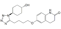 Cilostazol p-trans-Hydroxy Impurity ; trans-3,4-Dihydro-6-[4-[1-(4-hydroxycyclohexyl)-1H-tetrazol-5-yl]butoxy]-2(1H)-quinolinone  | 87153-04-6