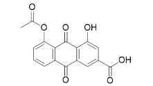 Diacerein EP impurity D / Diacerein Monoacetyl Rhein-I / Hydrolysis 1 5-acetoxy-;4-hydroxy-9,10-dioxo-9,10-dihydroanthracene-2-carboxylic acid e|875535-35-6
