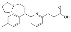 Acrivastine 2,3-Dihydro Impurity ;(E)-6-[1-(4-Methylphenyl)-3-(1-pyrrolidinyl)-1-propenyl]-2-pyridinepropanoic Acid  |  87849-01-02