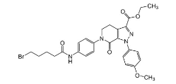 Ethyl6-[4-(5-bromopentanamido)phenyl]1-(4-methoxyphenyl)-7-oxo-4,5,6,7-tetrahydro-1H-pyrazolo[3,4-c]pyridine-3-carbox ylate|881386-12-5