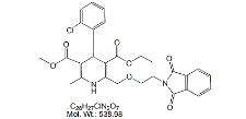 Amlodipine EP Impurity A ; Phthalimido Amlodipine ; 3-Ethyl 5-methyl (4RS)-4-(2-chlorophenyl)-2-[[2-(1,3-dioxo-1,3-dihydro-2H-isoindol-2-yl)ethoxy]methyl]-6-methyl-1,4-dihydropyridine-3,5-dicarboxylate  |  88150-62-3