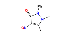Nitroso Antipyrine ;1-Phenyl-2,3-dimethyl-4-nitroso-5-pyrazolone; 2,3-Dimethyl-4-nitroso-1-phenyl-5-pyrazolone|885-11-0