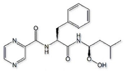 Bortezomib USP Impurity L ; Bortezomib R-Hydroxyperoxide (USP) ; (R)-Hydroperoxy Des(boric Acid) Bortezomib ; N-((S)-1-(((R)-1-Hydroperoxy-3-methylbutyl)amino)-1-oxo-3-phenylpropan-2-yl)pyrazine-2-carboxamide | 886979-78-8