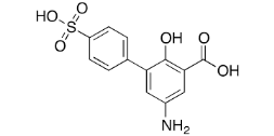 Mesalazine EP Impurity P ;3-(4-Sulfophenyl)-5-Aminosalicylic Acid ; 5-Amino-2-hydroxy-3-(4-sulfophenyl)benzoic acid ; 5-Amino-2-hydroxy-4’-sulfo-[1,1’-Biphenyl]-3-carboxylic Acid   |   887256-40-8