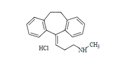 Nortriptyline HCl (Amitriptyline EP Impurity C HCl)3-(10,11-dihydro-5H-dibenzo[a,d][7]annulen-5-ylidene)-N-methylpropan-1-amine, hydrochloride | 894-71-3