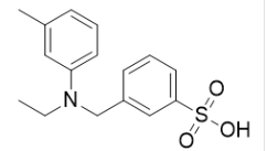 3-(N-ethyl-3-methylanilino)m-toluidine ;α-(N-ethyl-m-toluidino)-m-toluenesulphonic acid  |91-98-5