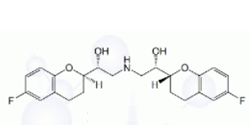 Nebivolol (R,R,S,R)-Isomer ;(2R,αR,αS,2R)-α,α-[Iminobis(methylene)]bis[6-fluoro-3,4-dihydro-2H-1-benzopyran-2-methanol] ;920275-20-3